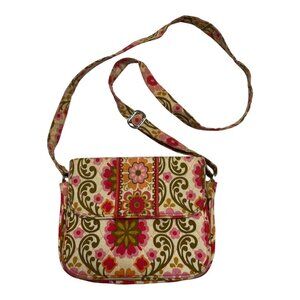 Vera Bradley Crossbody Bag – Vibrant Floral Pattern